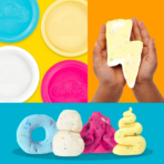 ⁦Play-Doh Confetti Compound 4-Pack بلاي دو كونفيتي سلايم 4 علب⁩ - الصورة ⁦3⁩