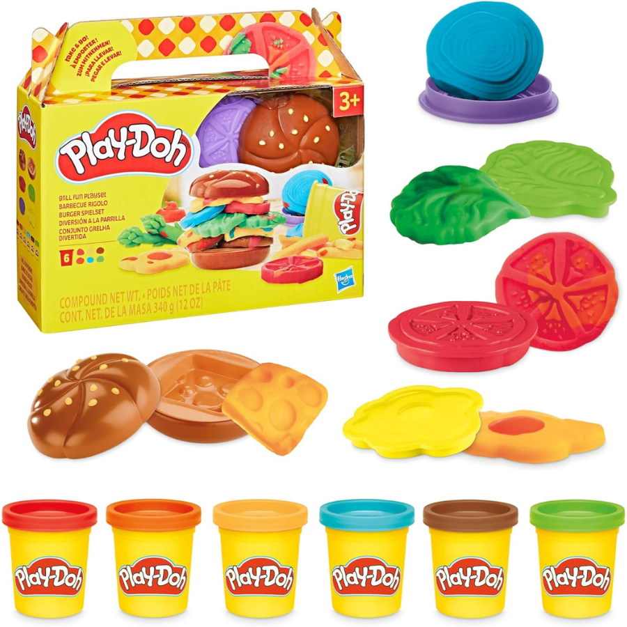 Play-Doh Grill Fun Playset بلاي دو مجموعة الشواء والبرغر الممتعة Play-Doh Grill Fun Playset بلاي دو مجموعة الشواء والبرغر الممتعة - الصورة 1