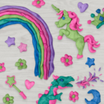 ⁦Play-Doh Sparkle Collection Set بلاي دو مجموعة الصلصال اللامع اللامع بالألوان البراقة⁩ - الصورة ⁦3⁩