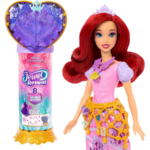 Disney Princess Ariel Reveal Doll with Jewelry Box & 8 Surprises دمية الأميرة أرييل من ديزني مع صندوق مجوهرات و8 مفاجآت