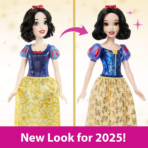 ⁦Disney Princess Snow White Fashion Doll with Black Hair, Brown Eyes & Hair Accessory اسم المنتج بالعربي: دمية الأميرة سنو وايت من ديزني بشعر أسود وإكسسوارات شعر⁩ - الصورة ⁦2⁩