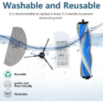 ⁦ECOVACS DEEBOT N20e Plus Replacement Parts (Brushes, Filters & Mop Pads) قطع غيار مكنسة ECOVACS DEEBOT N20e Plus (فرش، فلاتر، ممسحة)⁩ - الصورة ⁦2⁩