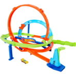 ⁦Hot Wheels Action Loop Cyclone Challenge Track Set هوت ويلز أكشن – تحدي الإعصار الحلقي⁩ - الصورة ⁦2⁩