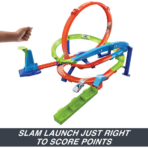 ⁦Hot Wheels Action Loop Cyclone Challenge Track Set هوت ويلز أكشن – تحدي الإعصار الحلقي⁩ - الصورة ⁦3⁩