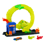⁦Hot Wheels City Snake Spiral Attack Playset with 1:64 Die-Cast Car هوت ويلز سيتي – هجوم الأفعى الحلزونية⁩ - الصورة ⁦2⁩