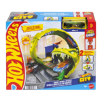 Hot Wheels City Snake Spiral Attack Playset with 1:64 Die-Cast Car هوت ويلز سيتي – هجوم الأفعى الحلزونية