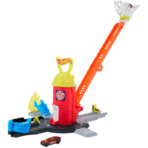 ⁦Hot Wheels City Super Fire Station Rescue Playset هوت ويلز سيتي – محطة الإطفاء العملاقة للإنقاذ⁩ - الصورة ⁦2⁩