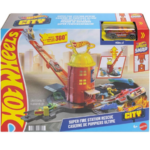 Hot Wheels City Super Fire Station Rescue Playset هوت ويلز سيتي – محطة الإطفاء العملاقة للإنقاذ