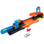 ⁦Hot Wheels City Transforming Stunt Garage Playset هوت ويلز سيتي – كراج الحركات والتحولات 2 في 1⁩ - الصورة ⁦4⁩