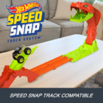 ⁦Hot Wheels Monster Trucks Snake Slam Takedown Playset with Exclusive Bone Shaker Monster Truck هوت ويلز مونستر تركس – تحدي إسقاط الأفعى العملاقة⁩ - الصورة ⁦3⁩