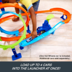 ⁦Hot Wheels Stunt Tracks Rapid Launch Cyclone Track Set هوت ويلز مسار الإعصار السريع⁩ - الصورة ⁦4⁩