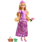⁦Mattel Disney Princess Rapunzel 2-in-1 Stories Fashion Doll Playset with 9 Accessories دمية الأميرة رابونزل 2 في 1 من ديزني ماتيل – أزياء وإكسسوارات⁩ - الصورة ⁦2⁩
