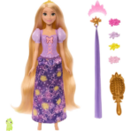 ⁦Mattel Disney Princess Rapunzel Fashion Doll with Light-Up Hair, Pascal Figure & 7 Styling Accessories دمية الأميرة رابونزل من ديزني ماتيل – شعر مضيء وإكسسوارات تصفيف⁩ - الصورة ⁦2⁩