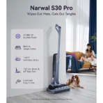 ⁦Narwal S30 Pro Wet & Dry Cordless Vacuum Cleaner مكنسة Narwal S30 Pro اللاسلكية للتنظيف الرطب والجاف⁩ - الصورة ⁦2⁩
