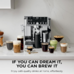 ⁦Ninja Luxe Café Pro Series 4-in-1 Espresso Machine ES701 ماكينة القهوة  4 في 1 – إسبريسو، قهوة مقطرة، كولد برو ورغوة حليب⁩ - الصورة ⁦2⁩
