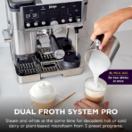 ⁦Ninja Luxe Café Pro Series 4-in-1 Espresso Machine ES701 ماكينة القهوة  4 في 1 – إسبريسو، قهوة مقطرة، كولد برو ورغوة حليب⁩ - الصورة ⁦4⁩