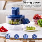 ⁦PAPABA Electric Vegetable & Fruit Peeler – Rechargeable مقشرة الخضروات والفواكه الكهربائية – قابلة للشحن⁩ - الصورة ⁦2⁩