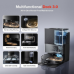 ⁦Roborock Qrevo Slim Robot Vacuum and Mop with Multifunction Dock  روبوت التنظيف الذكي – مكنسة وممسحة مع محطة تنظيف ذاتية⁩ - الصورة ⁦5⁩
