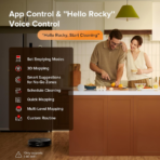⁦Roborock Qrevo Slim Robot Vacuum and Mop with Multifunction Dock  روبوت التنظيف الذكي – مكنسة وممسحة مع محطة تنظيف ذاتية⁩ - الصورة ⁦7⁩