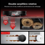 ⁦Roborock Saros 20 Robot Vacuum & Mop with RockDock Station روبوت التنظيف الذكي روبوروك مع محطة تنظيف ذاتية⁩ - الصورة ⁦7⁩