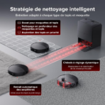 ⁦Roborock Saros 20 Robot Vacuum & Mop with RockDock Station روبوت التنظيف الذكي روبوروك مع محطة تنظيف ذاتية⁩ - الصورة ⁦8⁩