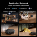⁦Roborock Saros 20 Robot Vacuum & Mop with RockDock Station روبوت التنظيف الذكي روبوروك مع محطة تنظيف ذاتية⁩ - الصورة ⁦9⁩