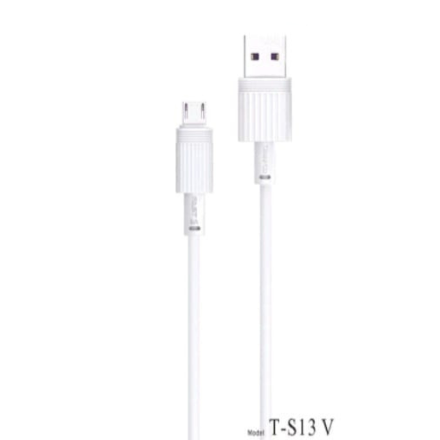 TRANYCO USB to Micro USB Fast Charging Cable T-S13V كيبل شحن سريع USB إلى Micro USB TRANYCO USB to Micro USB Fast Charging Cable T-S13V كيبل شحن سريع USB إلى Micro USB - الصورة 1