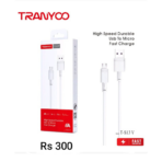 ⁦TRANYCO USB to Micro USB Fast Charging Cable T-S13V كيبل شحن سريع USB إلى Micro USB⁩ - الصورة ⁦2⁩