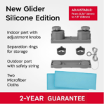 ⁦Tyroler Glider R-3 AFC Magnetic Window Cleaner – Double-Sided Glass Cleaning Tool منظف النوافذ المغناطيسي ثنائي الوجه من تايرولر⁩ - الصورة ⁦2⁩