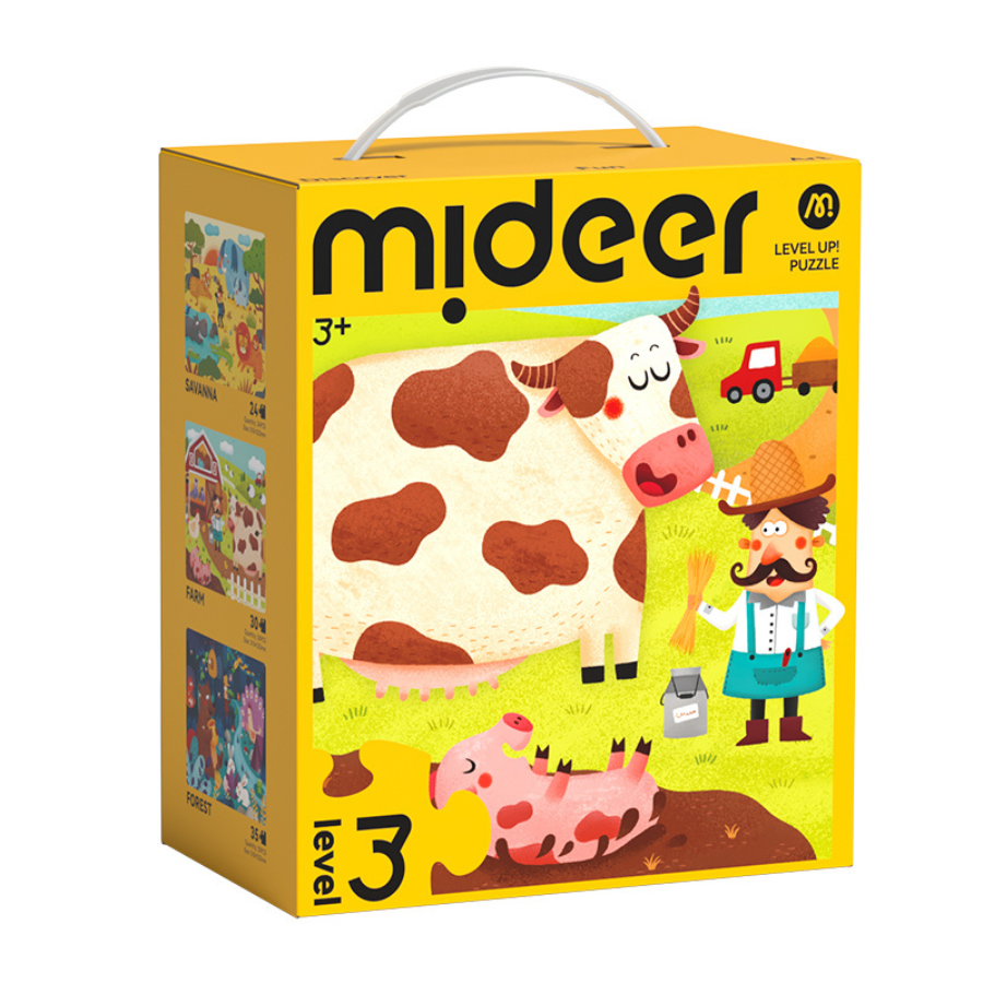 Mideer 3-in-1 Level Up Puzzle Natural Scenery – Level 3 MD1480 ميدير – ألغاز ارتقِ بمستوى جديد – المستوى الثالث المناظر الطبيعية Mideer 3-in-1 Level Up Puzzle Natural Scenery – Level 3 MD1480 ميدير – ألغاز ارتقِ بمستوى جديد – المستوى الثالث: المناظر الطبيعية - الصورة 1