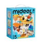 Mideer 3-in-1 Level Up Puzzle – Bustling Market – Level 5 MD1647 ميدير – ألغاز ارتقِ بمستوى جديد – المستوى الخامس: السوق المزدحم
