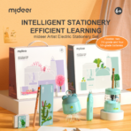 ⁦Mideer Artist Electric Stationery Set – Candy Purple / Citrus Glow MD6310 / MD6311 ميدير – مجموعة القرطاسية الفنية الكهربائية⁩ - الصورة ⁦2⁩