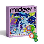 Mideer Build & Seek Puzzle – Space Treasure Hunt – 42 Pieces MD2398 ميدير – بازل ابنِ واكتشف: البحث عن كنز الفضاء – 42 قطعة