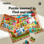 ⁦Mideer Build & Seek Puzzle – Space Treasure Hunt – 42 Pieces MD2398 ميدير – بازل ابنِ واكتشف: البحث عن كنز الفضاء – 42 قطعة⁩ - الصورة ⁦2⁩