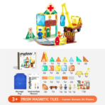 ⁦Mideer Colorful Magnetic Tiles – Career Heroes – 33 Pieces MD1641 ميدير – بلاطات مغناطيسية ملونة – أبطال المهن – 33 قطعة⁩ - الصورة ⁦2⁩