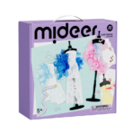 Mideer DIY Luxe Fashion Atelier Craft Kit – Multicolor MD4321 ميدير – مشغل الأزياء الفاخر DIY لتصميم الملابس