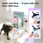 ⁦Mideer DIY Luxe Fashion Atelier Craft Kit – Multicolor MD4321 ميدير – مشغل الأزياء الفاخر DIY لتصميم الملابس⁩ - الصورة ⁦7⁩
