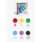 ⁦Mideer Double-Sided Washable Markers – 6 Colors MD3385 ميدير – أقلام تلوين قابلة للغسل برأسين – 6 ألوان⁩ - الصورة ⁦2⁩