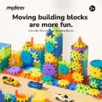 ⁦Mideer Electrogear Block Set – 64 Pieces MD1676 ميدير – مجموعة مكعبات Electrogear التعليمية⁩ - الصورة ⁦3⁩
