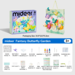 ⁦Mideer Fantasy Butterfly Garden Dyeing Kit – 70+ Pieces MD1704 ميدير – مجموعة تلوين حديقة الفراشات الخيالية – 70+ قطعة⁩ - الصورة ⁦2⁩