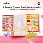 ⁦Mideer Hair Clip Set – 68 Pieces MD1697 ميدير – مجموعة إكسسوارات الشعر للأطفال – 68 قطعة⁩ - الصورة ⁦5⁩