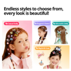 ⁦Mideer Hair Clip Set – 68 Pieces MD1697 ميدير – مجموعة إكسسوارات الشعر للأطفال – 68 قطعة⁩ - الصورة ⁦3⁩