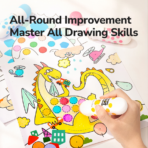 ⁦Mideer Magic Dot Markers – 6 Colors MD2363 ميدير – أقلام الرسم بالنقاط السحرية – 6 ألوان⁩ - الصورة ⁦5⁩