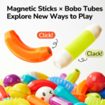 ⁦Mideer Magnetic Construction Sticks – 26 Pieces MD2350 ميدير – أعواد البناء المغناطيسية – 26 قطعة⁩ - الصورة ⁦5⁩