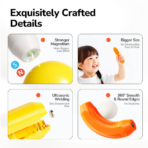 ⁦Mideer Magnetic Construction Sticks – 26 Pieces MD2350 ميدير – أعواد البناء المغناطيسية – 26 قطعة⁩ - الصورة ⁦6⁩