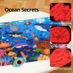 ⁦Mideer Mystery Reveal Puzzle – Ocean Secrets – MD2394 لغز المفاجآت السحرية – أسرار المحيط من ميدير⁩ - الصورة ⁦2⁩