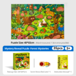 ⁦Mideer Mystery Reveal Puzzle – Forest Mysteries – MD2395 لغز المفاجآت السحرية – أسرار الغابة من ميدير⁩ - الصورة ⁦4⁩