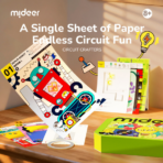 ⁦Mideer Paper Circuit Art Crafters – STEAM Circuit Kit MD1705 ميدير – مجموعة دوائر ورقية إبداعية⁩ - الصورة ⁦3⁩