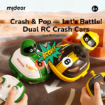 ⁦Mideer Radio-Controlled Crash Cars – 2 Player Racing Game MD2406 ميدير – سيارات التصادم بالتحكم عن بُعد – لعبة سباق لشخصين⁩ - الصورة ⁦3⁩