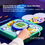 ⁦Mideer STEM Gears & Lights Set – Color Mixing & Symmetry MD1662 ميدير – مجموعة تروس وأضواء مزج الألوان والتناسق⁩ - الصورة ⁦4⁩